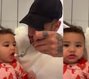 Neymar en su faceta más tierna junto a su pequeña hija