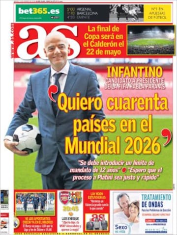 Portadas de la prensa mundial