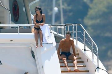 Cristiano y Georgina de vacaciones en Cannes