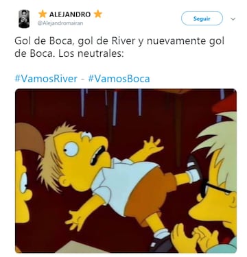 Boca - River: los mejores memes del Superclásico de Libertadores