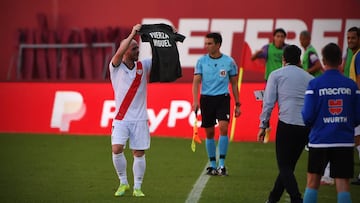 Isi dedica su gol al delegado del Rayo, Miguel Ortiz.