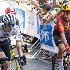 Pogacar, tras su caída: “Parece que es solo la piel, tuve días peores”