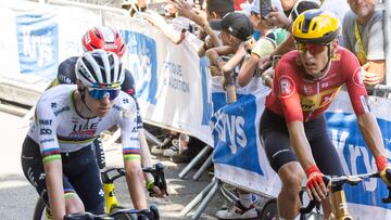 16/07/25
JOHANNENSSEN PIDIENDO DISCULPAS EN META A TADEJ POGACAR
ETAPA 11 : TOULOUSE - TOULOUSE
TOUR DE FRANCIA 2025
CICLISMO 24/25
