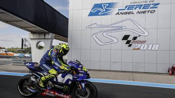 Rossi en el Circuito de Jerez &Aacute;ngel Nieto.