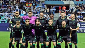 Formación del once del Córdoba ante el Málaga en Primera Federación