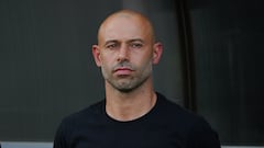 Javier Mascherano habló en conferencia de prensa previo a que Inter Miami se mida a los Whitecaps en la semifinal de ida por la Concacaf Champions Cup 2025. (Eliecer Aizprua/EFE)