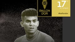 Luis Díaz queda en el puesto 17 del Balón de Oro