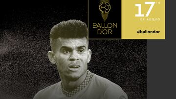 Luis Díaz termina 17 en la entrega del Balón de Oro 2022