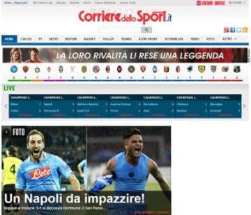 Portadas de la prensa extranjera