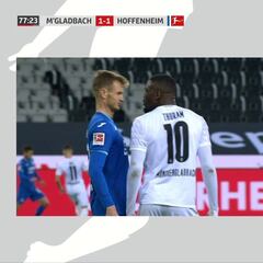 Pinta a sanción histórica: el repugnante escupitajo en la Bundesliga a la cara de un rival