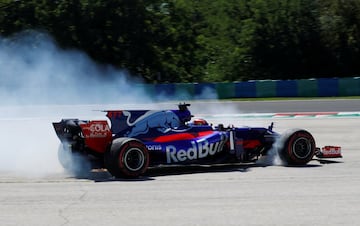 Daniil Kvyat de Toro Rosso.