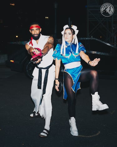 El disfraz de Wemby, entre los más terroríficos de la noche de Halloween en la NBA