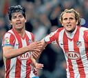 Forlán y Kun suman tantos goles como la Liga pasada
