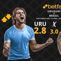 Pronósticos Uruguay vs. Brasil: horario, TV, estadísticas y cuadro Copa América
