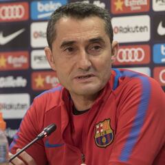 Valverde: "Confío en todo el mundo y sobre todo en Messi"