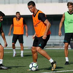 Los internacionales españoles y Cristiano vuelven con el grupo