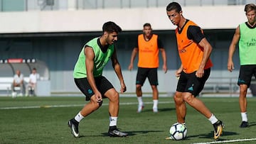 Los internacionales espa?oles y Cristiano vuelven con el grupo