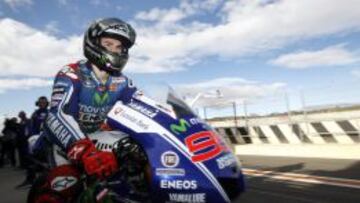 Lorenzo, contento tras la primera jornada.