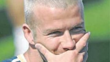 <b>PELO CORTO. </b>Beckham disfruta ya con su nuevo 'look'.