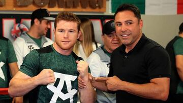 Pese a que &#039;Canelo&#039; quiso romper su relaci&oacute;n con Golden Boy Promotions, &Oacute;scar de la Hoya piensa que volver&aacute; a trabajar con el boxeador tapat&iacute;o.