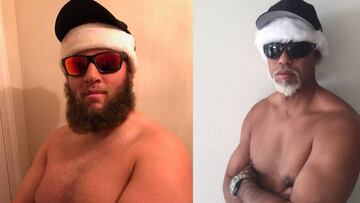 Johnston imita a Tiger Woods y crea su 'Mac Beef Santa'