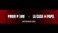Free Fire tendrá evento relacionado con serie de La Casa de Papel de Netflix
