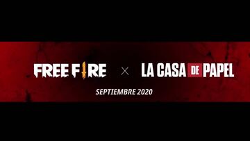 Free Fire tendrá evento relacionado con serie de La Casa de Papel de Netflix