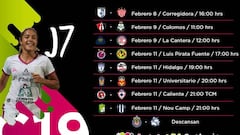 Fechas y horarios de la Liga MX Femenil en la jornada 7