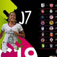 Fechas y horarios de la Liga MX Femenil en la jornada 7