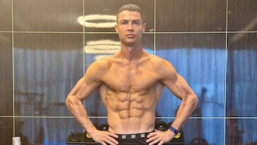The Portuguese star posted a photo on Instagram that shows off the intense work he puts in every day at the gym. He looks even stronger than he did ten years ago.