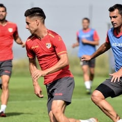 Álvaro García abandona el entrenamiento con un esguince