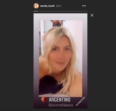 Wanda Icardi se da un masaje de glteos tras su mudaza de Miln: "Trasero brasilero"