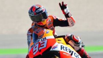 Marc Marquez consiguió una nueva pole con exhibición.