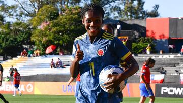 Linda Caicedo, delantera de la Selección Colombia Sub 20