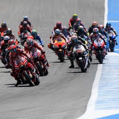 Victoria de Bagnaia, podio de Aleix y salvada de Márquez