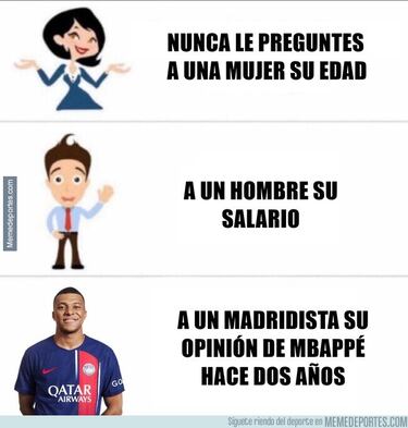 Los memes más divertidos del fichaje de Mbappé por el Real Madrid