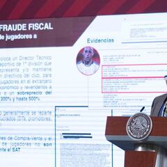 Exponen reportaje El Cártel del Gol en conferencia matutina de AMLO