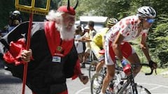 "El Diablo" del Tour: fan de Nairo y del ciclismo colombiano
