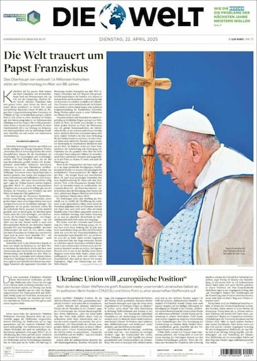 "El mundo está de luto por el Papa Francisco".