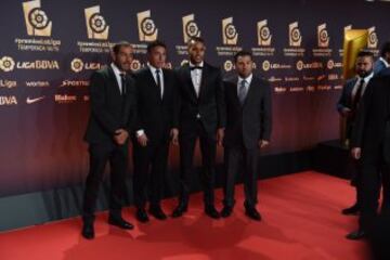 La alfombra roja de los premios de la Liga