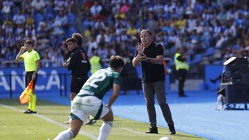 Cristóbal Parralo analizó la derrota del Racing de Ferrol en Riazor.