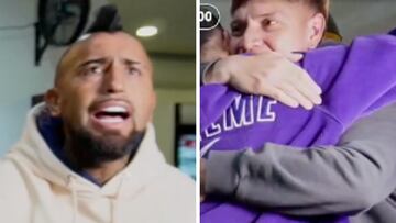 Vidal se enfurece con el gol de Brasil, apunta a Galdames y justo aparece el ‘Colo’ Gil