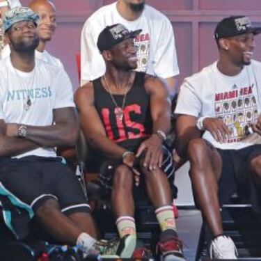 ¿Se equivocó LeBron? Wade, Bosh, Riley, Spoelstra... 'Good times'
