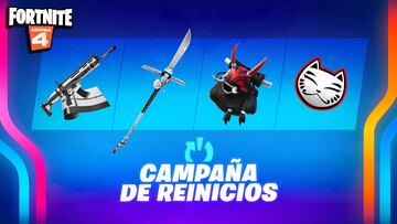 fortnite capitulo 4 temporada 2 mega misiones campaña de reinicios