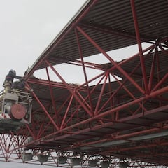 Tebas: "Se suspendió por viento huracanado, no por chirimiri"