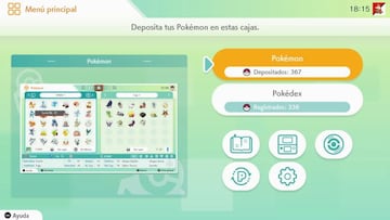 En el men&uacute; principal seleccionamos &quot;Pok&eacute;mon&quot;