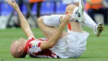 Toquero vuelve a entrenar y no está descartado para recibir al Atlético