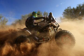 Decimotercera etapa entre San Juan y Córdoba. El piloto argentino Nicolás Cavigliasso con Yamaha.