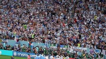 La hinchada argentina vivió su gran noche en Lusail: victoria y celebraciones