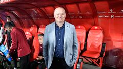 Pepe Mel, en el banquillo del Almería.